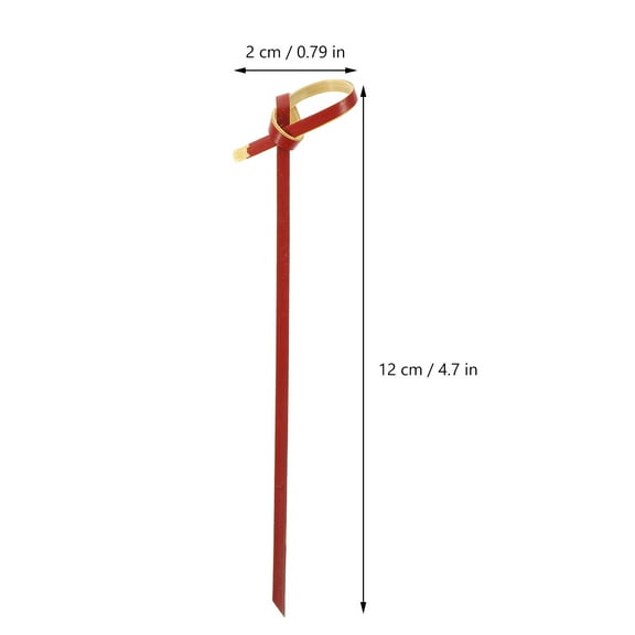 100pcs Cocktail Picks Food Toothpicks Pick Skewers Appetizers Toothpicks Fruit Picks