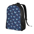 thumbnail image 2 of Balery Cartoon Sharks2 Mochila - Mochila Estilosa y Duradera para Laptop de 15 Pulgadas con Tela Oxford Impermeable, 2 of 8