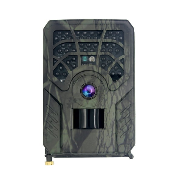 Digital Trail Camera 12MP HD & Trail Camera Motion Activated Night Infrared Vision Waterproof 46pcs IR Lights for Outdoor Wild Home Animal Observation Game