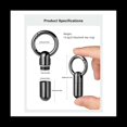 thumbnail image 3 of 2 Pcs Boîte à Pilules en Acier Inoxydable Étanche, Cache-Pilules, Boîte à Pilules, Conteneur, Porte-Clés, Boîte à Pilules, Soins de Santé, 2 x Boîte à Pilules, Argent, 3 of 8
