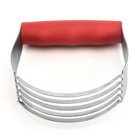 Mobutofu Stainless Steel Cream Mixer for Blending with Comfortable Grip Handle and Straight Cutting Edge 9.5 inches