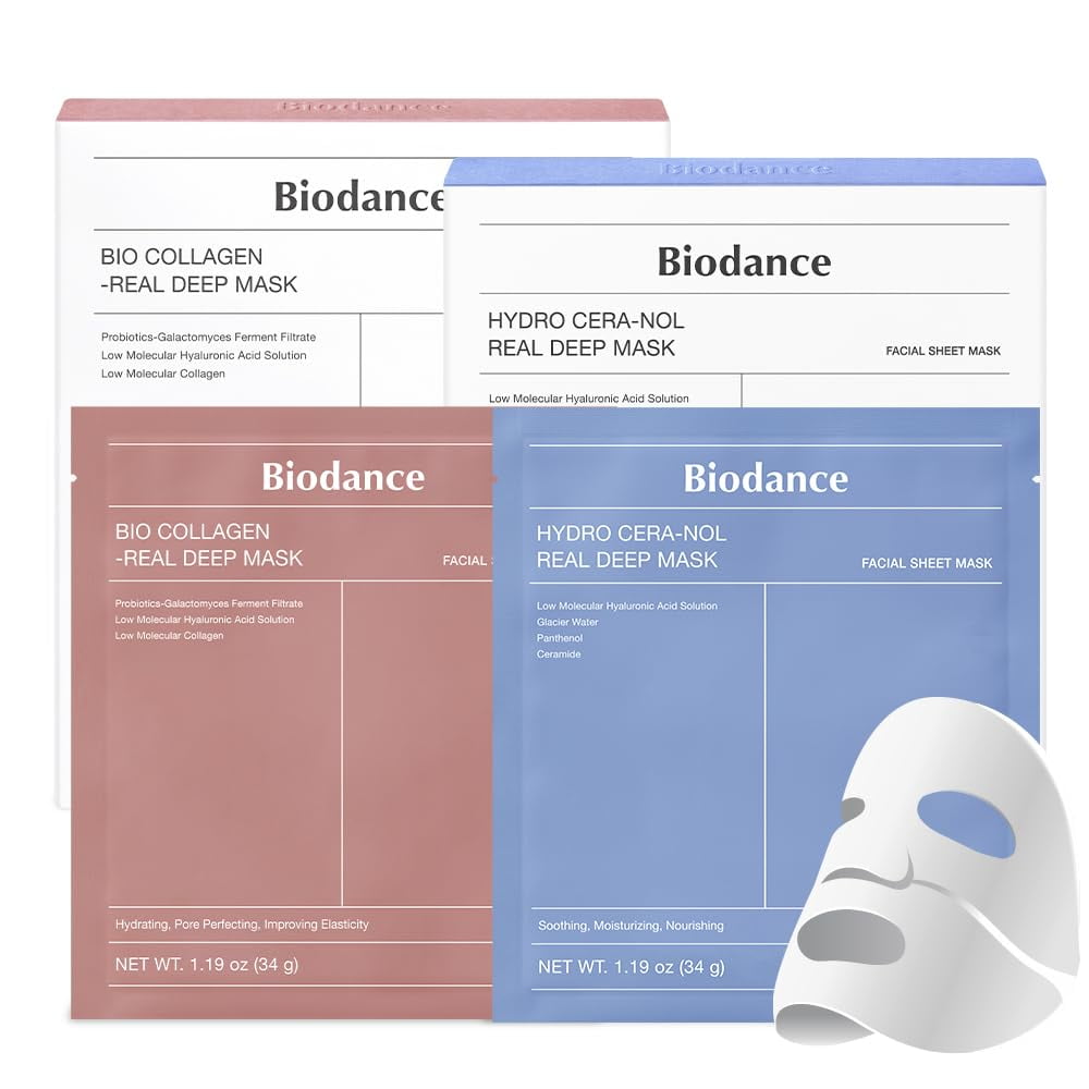 BIODANCE Real Deep Mask Duo: Bio-Collagen Real Deep Mask
