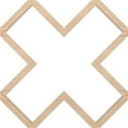 thumbnail image 2 of 60 3/8"W x 60 3/8"H x 3/8"T King Size Fowler Decorative Fretwork Wood Ceiling Panels, Red Oak, 2 of 10