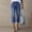 002Sky Blue, variant on Cropped Jeans for Women Cropped Fashion Capri Jeans Stretch Denim Pull on Raw Hem Summer Capris Jeans Royal Blue XXL