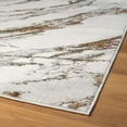 thumbnail image 5 of Luxe Weavers Abstract Marble Patterned Ivory 6x9 Area Rug for Living Rooms, 5 of 11