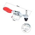thumbnail image 2 of Uxcell Toggle Clamp GH-201-A Horizontal Clamp Quick Release Tool 27Kg 59lbs 8Pcs, 2 of 4