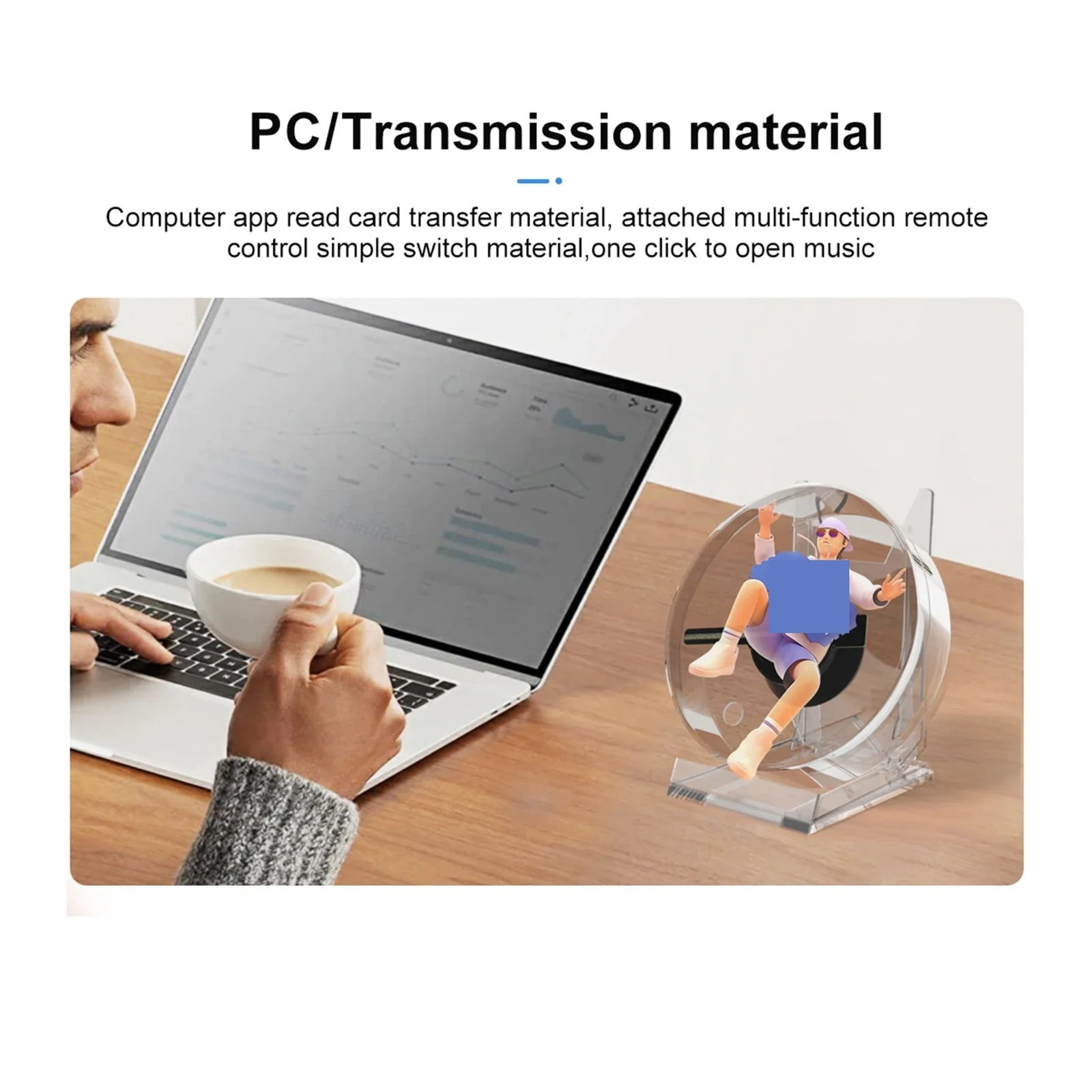 Mini 3D Holographic Projector Fan Desktop LED Advertising Machine Hologram Picture Video Display