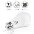 thumbnail image 6 of Dusk to Dawn LED Light Bulb, 6 Watts 40W Equivalent Automatic on/off Light Sensing, A19 LED Soft White 2700K 500LM E26 Base Indoor/Outdoor Security Lighting for Porch, Hallway, 4 Pack, 6 of 8