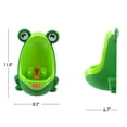 thumbnail image 2 of Orinal para ir al baño Foryee Cute Frog para niños, color verde negruzco, 2 of 7