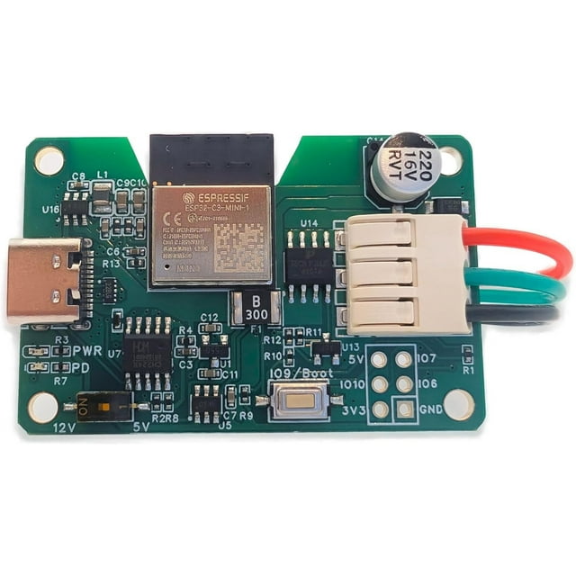Controlador LED MagWLED-1, suministro de energía USB-C de 5 V y 12 V, WLED preinstalado