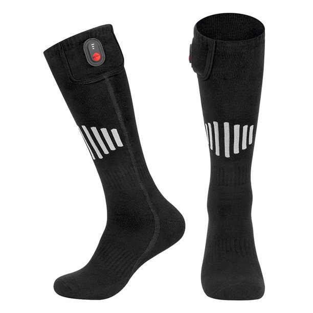 Calcetines térmicos eléctricos de algodón puro de tubo largo para esquí, calcetines casuales para hombres y mujeres, calcetines térmicos y cálidos con carga