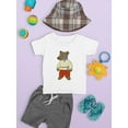 thumbnail image 3 of Bear With Clothing T-Shirt Infant -Image by Shutterstock,  24 Months, 3 of 4