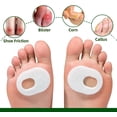 thumbnail image 4 of Welnove Callus Pads with Water-Resistant Self-Stick Adhesive - 84 CT Oval Shape Protectors for Foot, Heel & Toes, Reduces Rubbing & Friction, White, 4 of 8