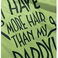 thumbnail image 5 of I Have More Hair Than Daddy Joke Toddler Boy Girl T Shirt Infant Toddler Brisco Brands 3T, 5 of 6