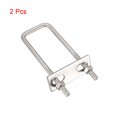 thumbnail image 2 of Uxcell M6 31mm Inner Width U-Bolts 304 Stainless Steel 2 Pack, 2 of 4
