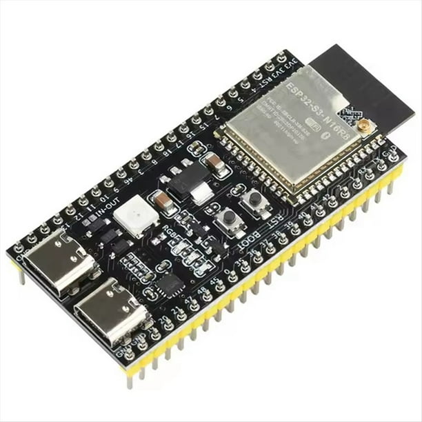 Placa de Desarrollo ESP32-S3 Dual Type-C. Placa CORE. ESP32-C3-DevKitM-1. ESP32-C3-MINI-1. ESP32-S3-DevKit C