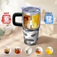 thumbnail image 6 of Camo 20oz Stainless Steel Tumbler with Handle and Straw – Insulated Travel Cup with Sliding Lid, 360° Full Wrap Printed Mug for Home, Outdoor & Sports Use, Camouflage, 6 of 6