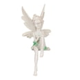 thumbnail image 1 of Escultura de hada sentada de resina pintada a mano con detalles realistas y revestimiento protector, bonita estatua de hada para decoración de jardín., 1 of 14