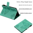 thumbnail image 3 of Dteck Folio Case For Amazon Kindle Paperwhite 6", Lightweight Embossed Butterfly PU Leather Flip Stand Case Cover with Card/Stlylus Holder,Green, 3 of 4