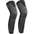 thumbnail image 1 of Manchons de Jambe Complets Longs Manchon de Compression pour Jambe Manchons de Genou Protège-Jambes, pour Homme Femme Basketball, Arthrite Cyclisme Sport Football, Réduit les Varices et l'Enflure des Jambes (Paire), 1 of 9