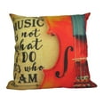 thumbnail image 5 of Gifts for Music Lovers | Music is What I Am | Pillow Cover | Home Decor | Throw Pillow | Gift for Musician | Music decor | Music Gifts, 5 of 6