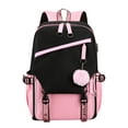 thumbnail image 2 of High-Value Computer Backpack Usb Charging Interface Middle School Student Schoolbag Large-Capacity Backpack(Pink), 2 of 4