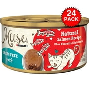 Angle View: Muse by Purina Natural Salmon Recipe in Gravy Adult Wet Cat Food - 3 oz. Can