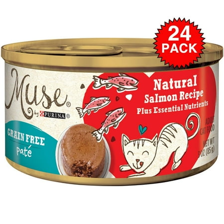 Muse by Purina Natural Salmon Recipe in Gravy Adult Wet Cat Food - 3 oz. Can