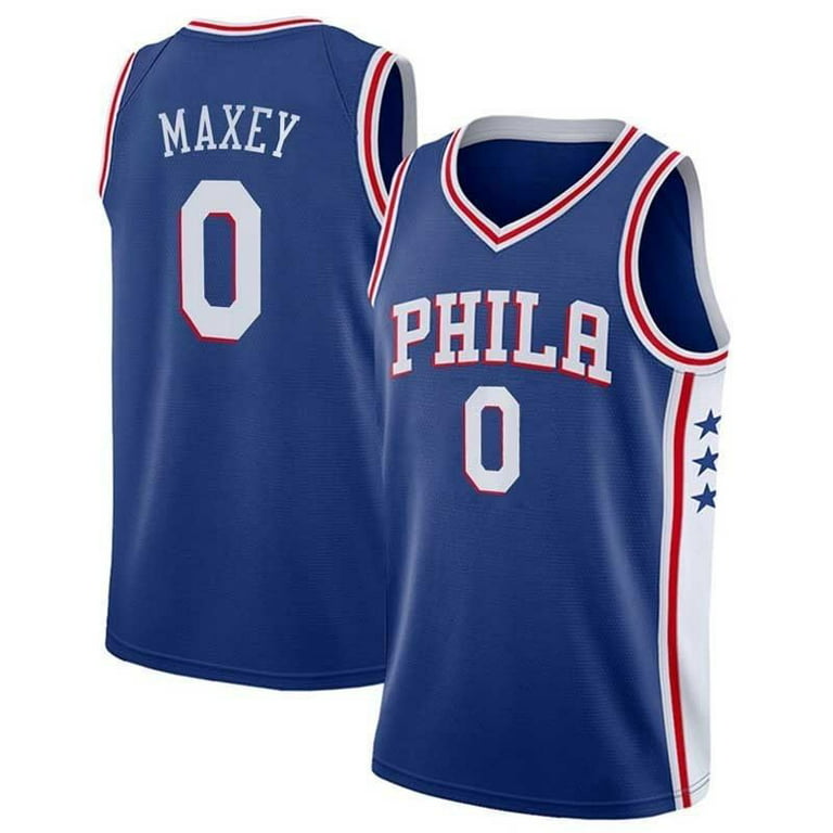 NBA_ Jersey Basketball''nba''Philadelphia''76ers''1 James Harden Tyrese 0  Maxey Joel 21 Embiid Mesh Allen 3 Iverson 75th Anniversary Jersey 