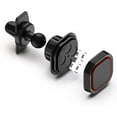 thumbnail image 5 of Car Phone Mount Magnetic Phone Car Mount Strong Magnet Air Vent Mount 360 Rotation Car Phone Holder fit for Cell Phones Universal Black/Red, 5 of 9