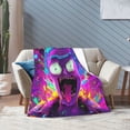 thumbnail image 6 of Rick And Morty Bed Blanket Air Conditioner Quilt Ultra Soft Flannel Blanket All Season Fuzzy Blanket Reversible Fluffy Plush Blanket 50"X40", 6 of 8