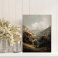 thumbnail image 2 of UXIEQU Mountain Valley Landscape Canvas Wall Art Print 15.75x11.81 Inches, 2 of 8