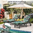 thumbnail image 2 of Outdoor Lounge Chair Cushions, Waterproof Patio Furniture Lounge Chair Pads, Thicken 4" Bench Seasonal Replacement Cushions for Outdoor Indoor Pool Sand Beach Lawn, 2 of 7
