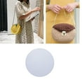 thumbnail image 3 of 10 Bulk Canvas Grid Cross Stitch Yarn Bottom Purse Making Craft 11.5cm, 3 of 8