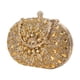 thumbnail image 1 of Bolso de mano de noche para mujer, cartera elegante con bolsillo y cuentas de diamantes de imitación. oro, 1 of 9