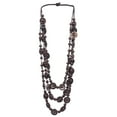 thumbnail image 3 of Collar de Perlas de madera perfecl Hecho a Mano con Cuentas café 80cm, 3 of 8