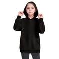 thumbnail image 6 of Grblisyd Boys Girls Fashion Hoodies Kids Solid Color Long Sleeve Hooded Sweatshirts with Pocket 5-12 Years, 6 of 6