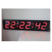Large LED Countdown Timer Stopwatch With Wired Big Button and Wireless Remote Obstacle Course Races Wipeout Timer 4inch
