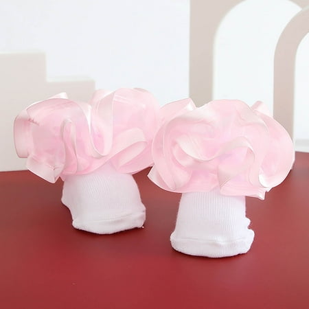 

YOHOME Ruffle Socks Lace Frilly Princess Dress Socks Little Girl Big Ruffle Socks