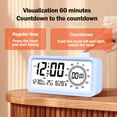 thumbnail image 5 of SPOORYYO Alarm Clocks For Bedrooms with Large LED Display, 3-Level Dimmer, Battery Backup, Ideal for Kids, Elderly, and Heavy Sleepers, Features Snooze Function, 5 of 7