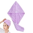 thumbnail image 1 of Rewera Toalla de turbante para el cabello Súper absorbente Turbante giratorio Gorros para el cabello seco Bucle de baño Sujetar Salón Sombrero para el cabello seco, 1 of 6