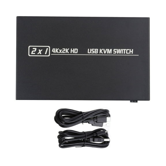 Necvior MultiDevice Compatible HDTV KVM Switcher with Builts in Automatic Adjustment