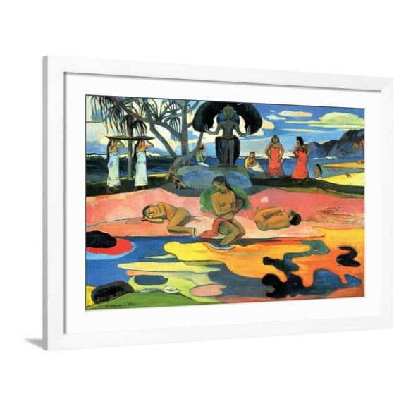 Art.com Mohana No Atua Art Print by Paul Gauguin, White Frame Wall Art, 44" x 32"