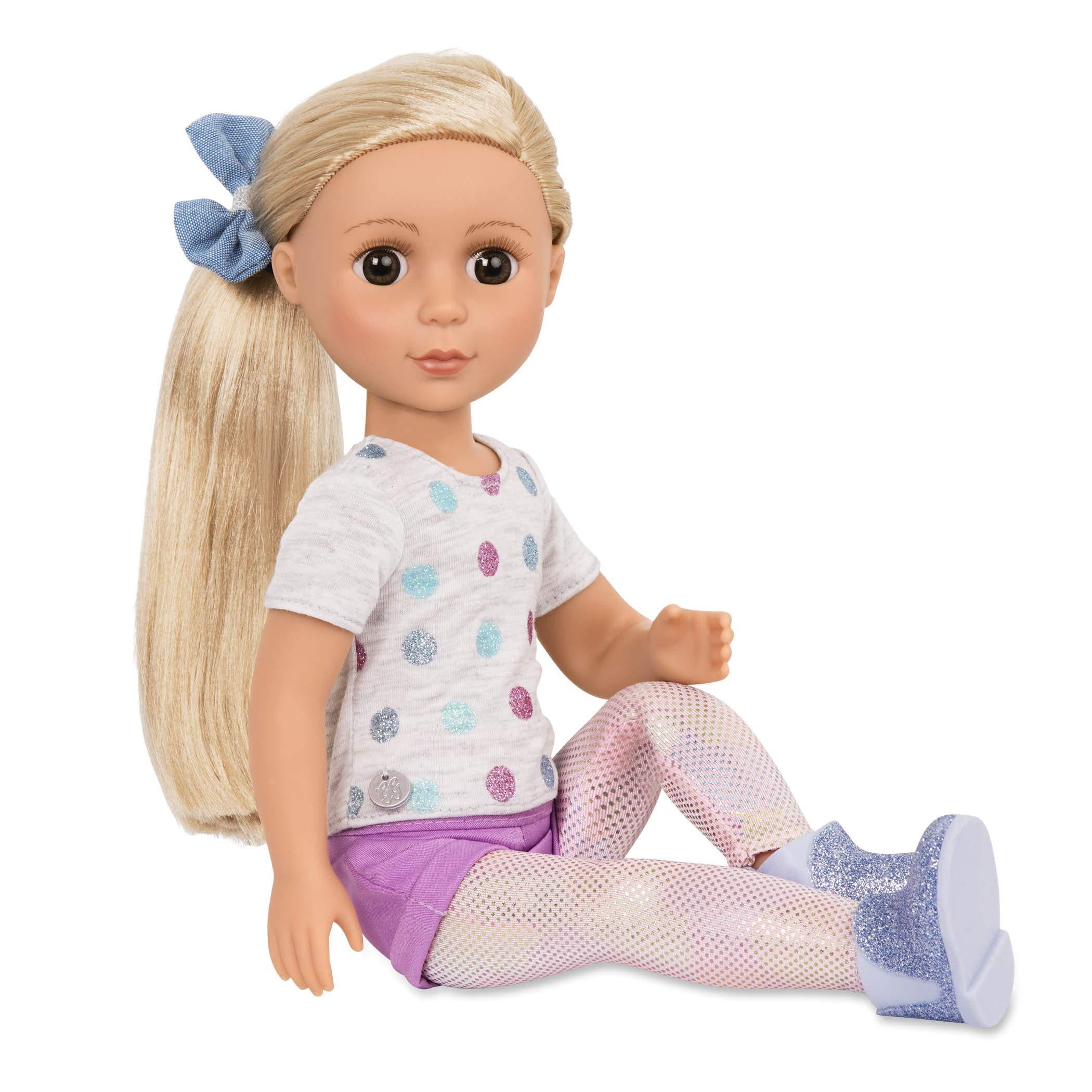 Glitter Girls Dolls - Alfie 14-inch Poseable Cheerleader Doll - Brown