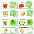 thumbnail image 4 of AGPtek 14pcs Hachoir à Légumes, Trancheuse avec Récipient Outil de Coupe de Fruits de Cuisine, 4 of 6