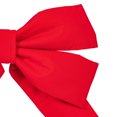 thumbnail image 2 of Vickerman 36" x 45" Red Canvas 4 Loop Outdoor Christmas Bow with UV Treated Material and Wire to Hang., 2 of 2