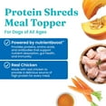 Dog Food Topper 12 Pack Protein Shreds Wet Dog Food Topper w/Chicken