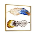 thumbnail image 3 of Designart 'Colourful Boho Art Feather Set III' Bohemian & Eclectic Framed Canvas Wall Art Print, 3 of 5