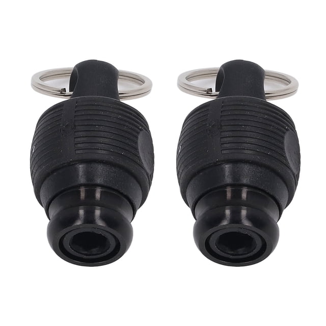 Bit Holder, 2Pcs Screwdriver Bit Holder Quick Fix Release Wear Bit Keychain Lightweight Extension Header Buckle, Hex Shank Drill Bits