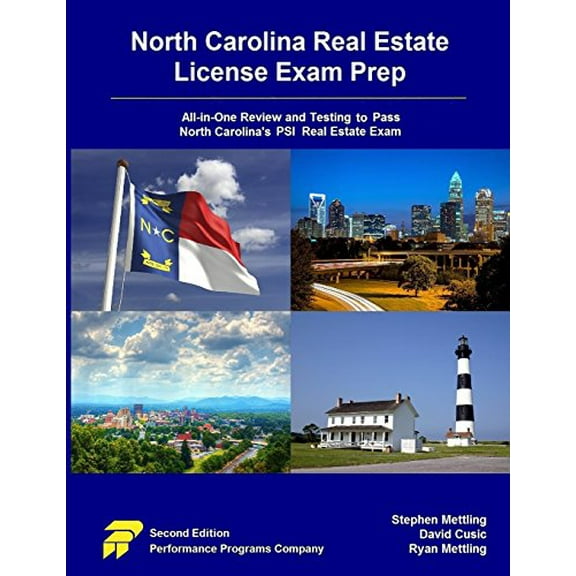 Pre-Owned North Carolina Real Estate License Exam Prep: All-in-One Review and Testing To Pass North Carolina's PSI Real Estate Exam (Paperback) 069276741X 9780692767412